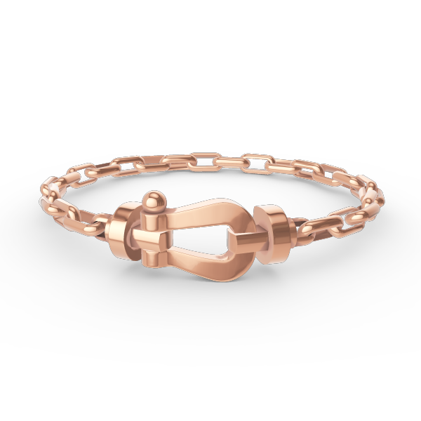 [Peak]FORCE LARGE HORSESHOE CLASP METAL BRACELET