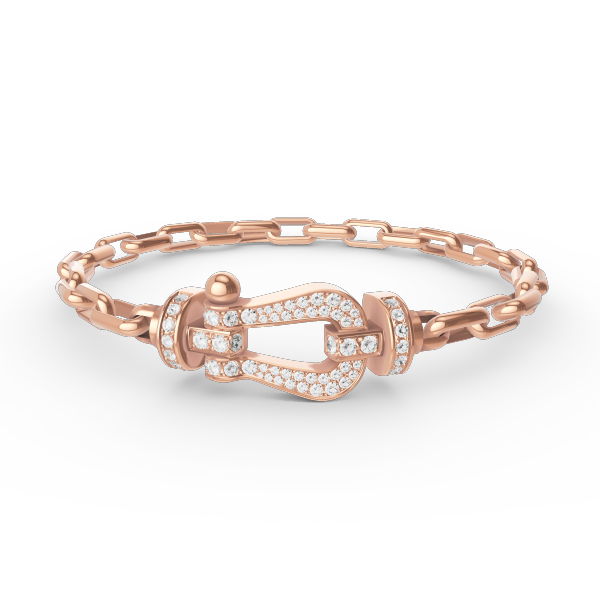 [Peak]FORCE LARGE HORSESHOE CLASP METAL BRACELET