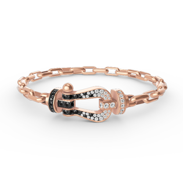 [Peak]FORCE LARGE HORSESHOE CLASP METAL BRACELET