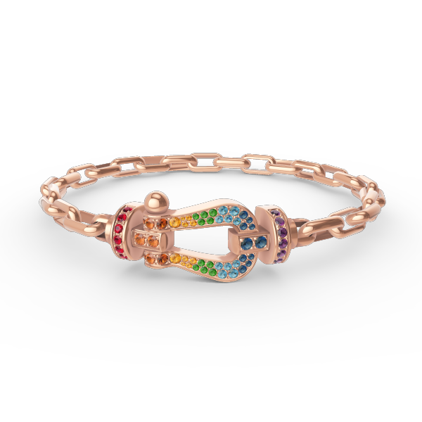 [Peak]FORCE LARGE HORSESHOE CLASP METAL BRACELET