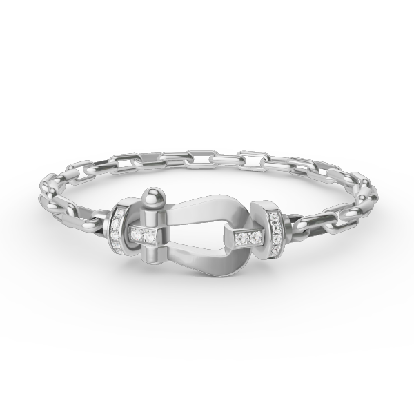 [Peak]FORCE LARGE HORSESHOE CLASP METAL BRACELET