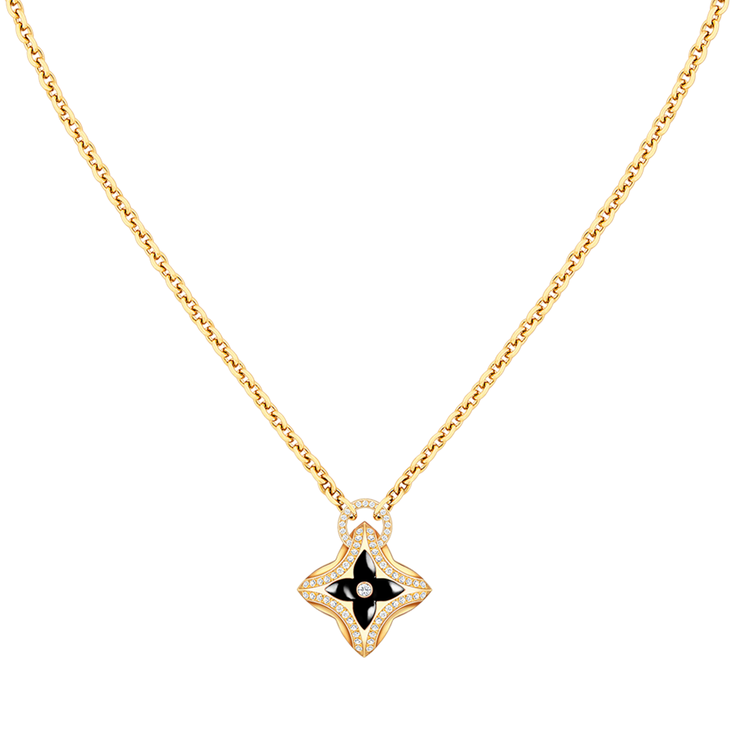 [Peak]STAR PEDANT ROSE GOLD DIAMOND NECKLACE