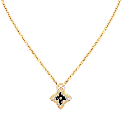 [Peak]STAR PEDANT ROSE GOLD DIAMOND NECKLACE