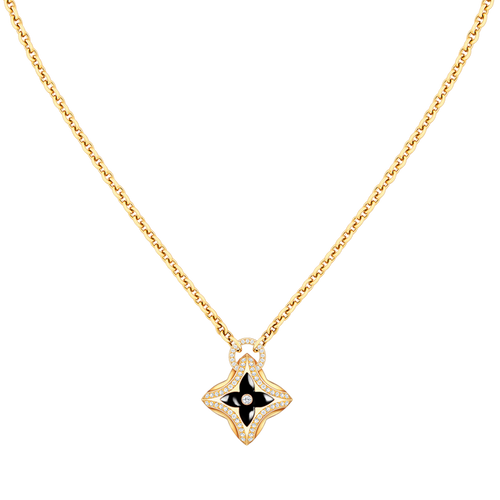 [Peak]STAR PEDANT ROSE GOLD DIAMOND NECKLACE