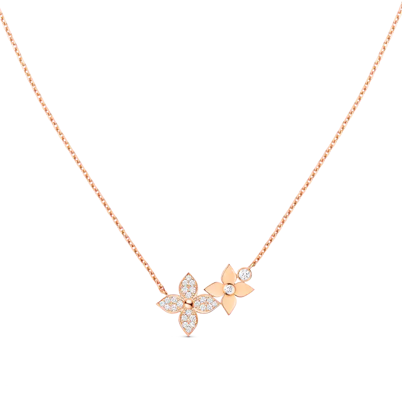 [Peak]STAR BLOSSOM NECKLACE ROSE GOLD DIAMONDS