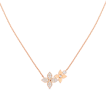[Peak]STAR BLOSSOM NECKLACE ROSE GOLD DIAMONDS