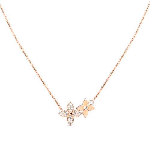 [Peak]STAR BLOSSOM NECKLACE ROSE GOLD DIAMONDS