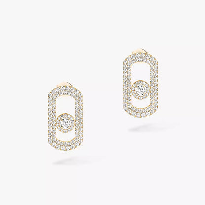 [Peak]SO MOVE PAVÉ DIAMOND EARRINGS
