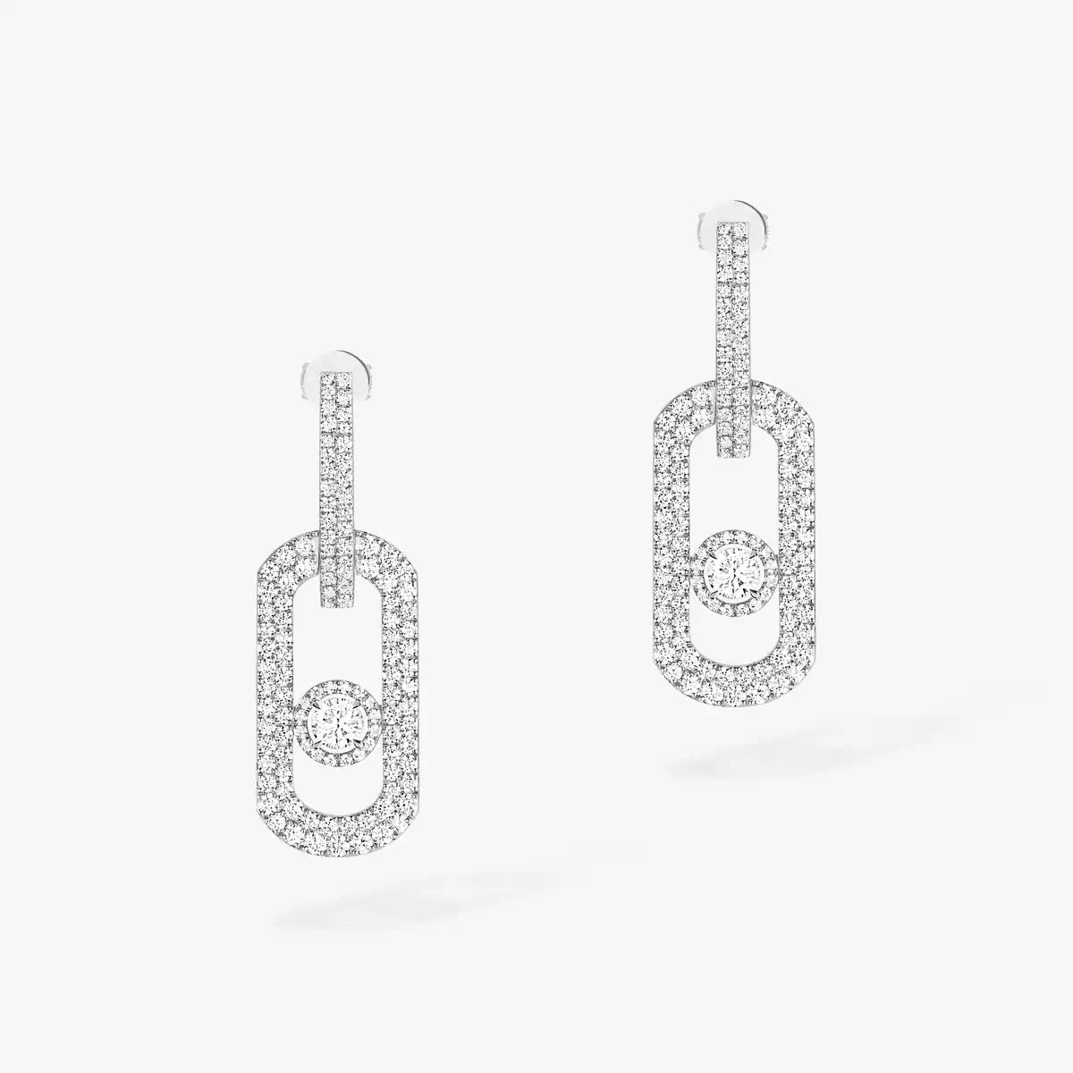 [Peak]SO MOVE XL FULL-PAVÉ DIAMOND PENDANT EARRINGS