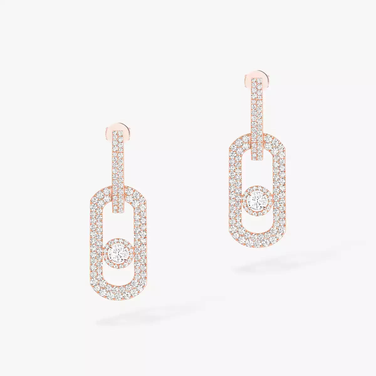 [Peak]SO MOVE XL FULL-PAVÉ DIAMOND PENDANT EARRINGS