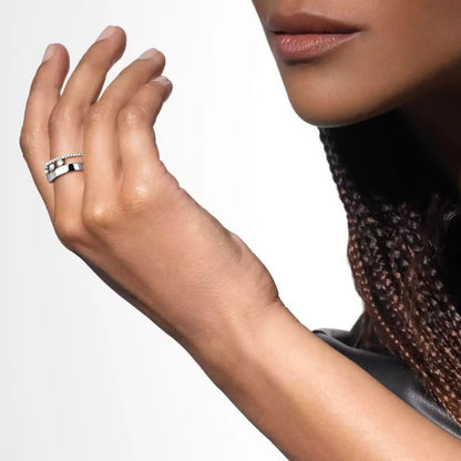 [Peak]MOVE NOA PAVÉ DIAMOND INTERLOCKING RING