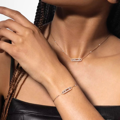 [Peak]PAVÉ BABY MOVE DIAMOND BRACELET