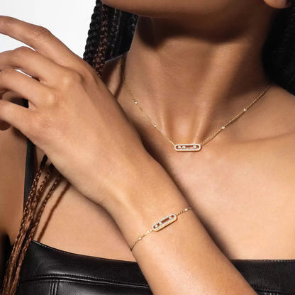 [Peak]PAVÉ BABY MOVE DIAMOND BRACELET