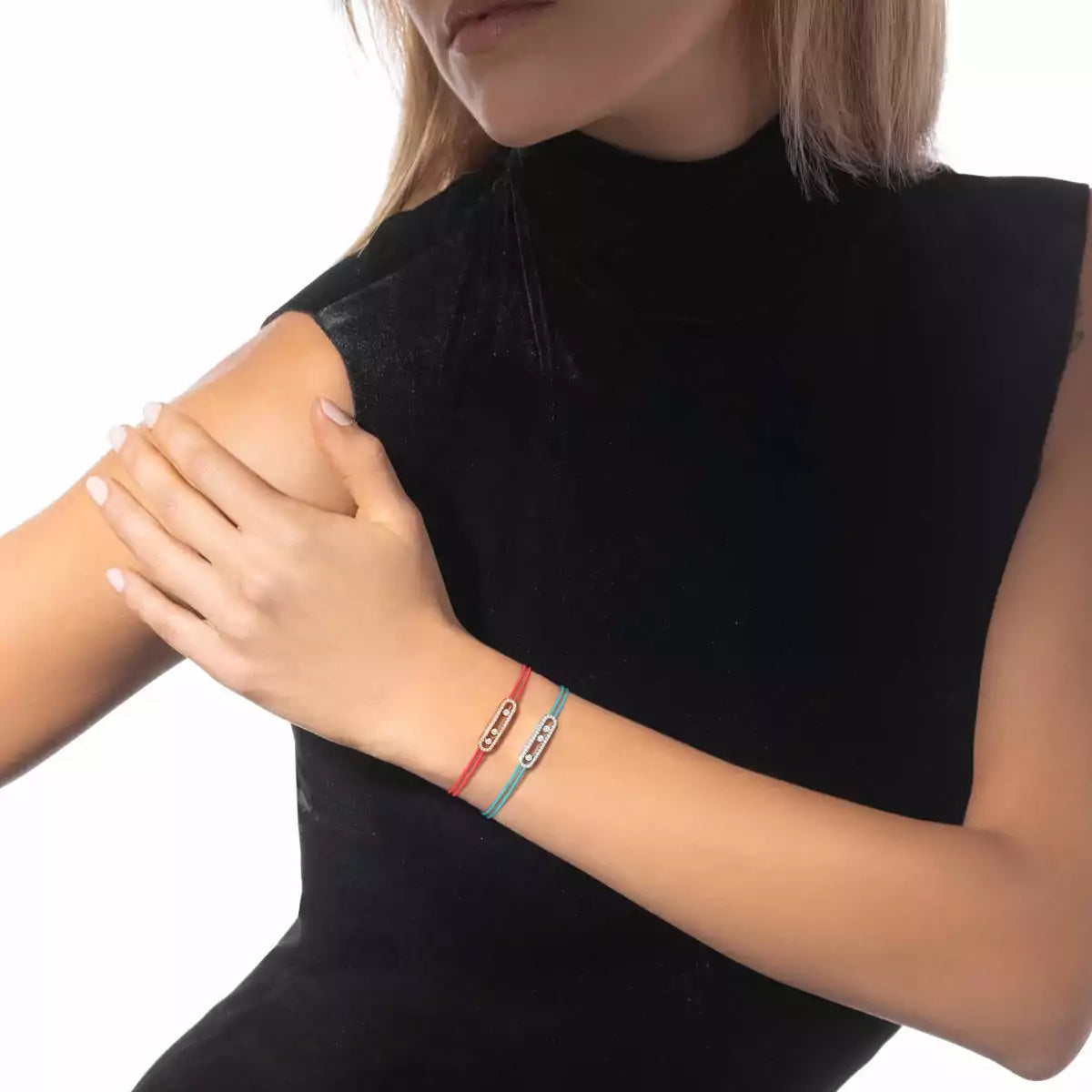 [Peak]CARE(S) PAVÉ CORD BRACELET