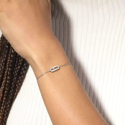 [Peak]MOVE UNO SINGLE DIAMOND BRACELET