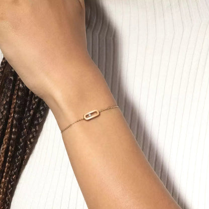 [Peak]MOVE UNO SINGLE DIAMOND BRACELET