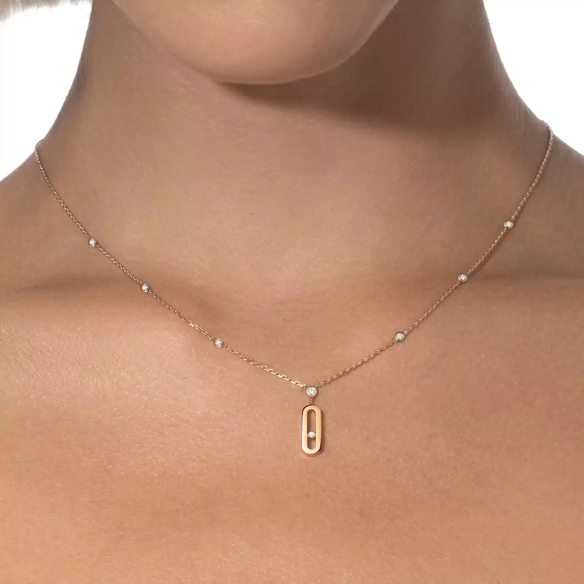 [Peak]SIGNATURE FRAME NECKLACE
