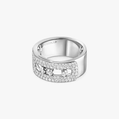 [Peak]MOVE NOA PAVÉ DIAMOND INTERLOCKING RING