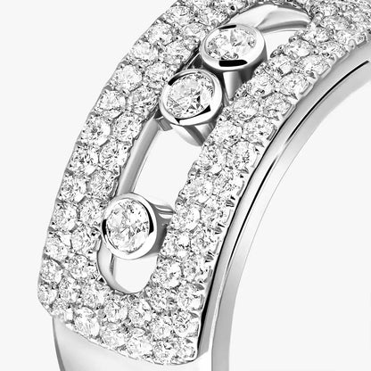 [Peak]MOVE NOA PAVÉ DIAMOND INTERLOCKING RING