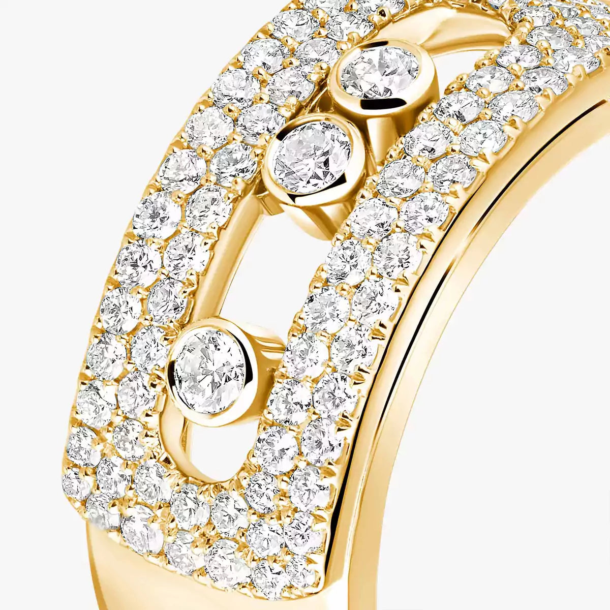[Peak]MOVE NOA PAVÉ DIAMOND INTERLOCKING RING