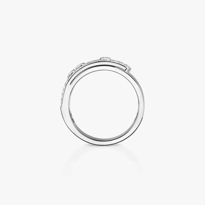 [Peak]MOVE NOA PAVÉ DIAMOND INTERLOCKING RING