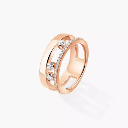 [Peak]MOVE NOA PAVÉ DIAMOND INTERLOCKING RING