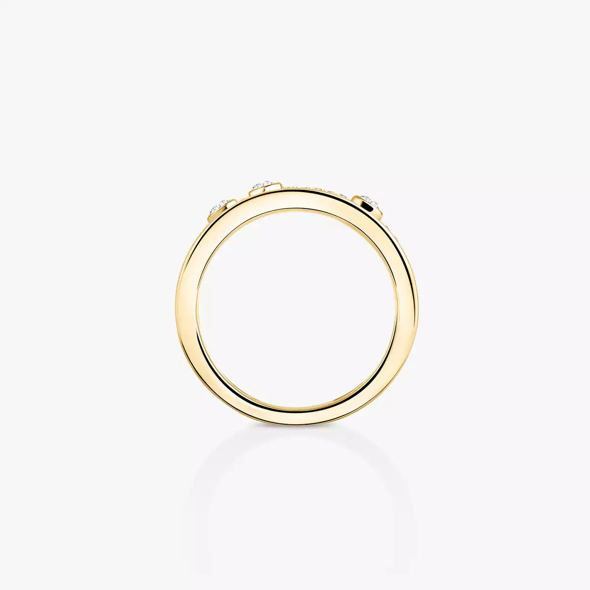 [Peak]MOVE NOA PAVÉ DIAMOND INTERLOCKING RING