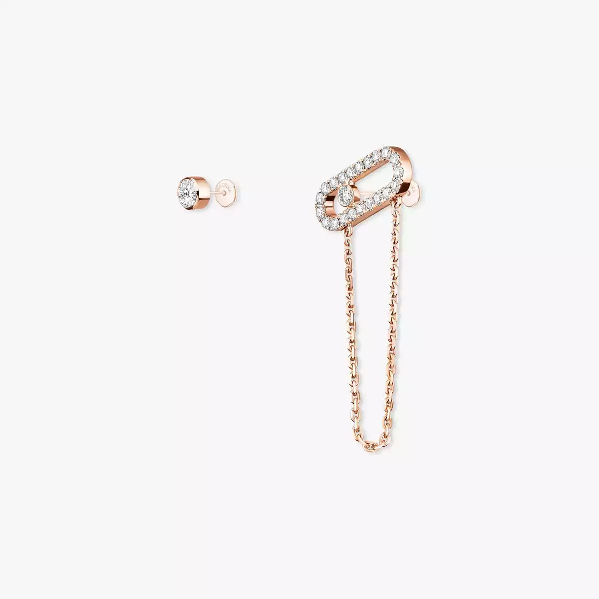[Peak]MOVE UNO ALL DIAMOND STUD EARRINGS