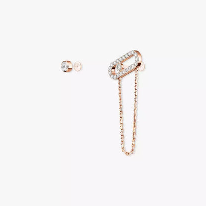 [Peak]MOVE UNO ALL DIAMOND STUD EARRINGS