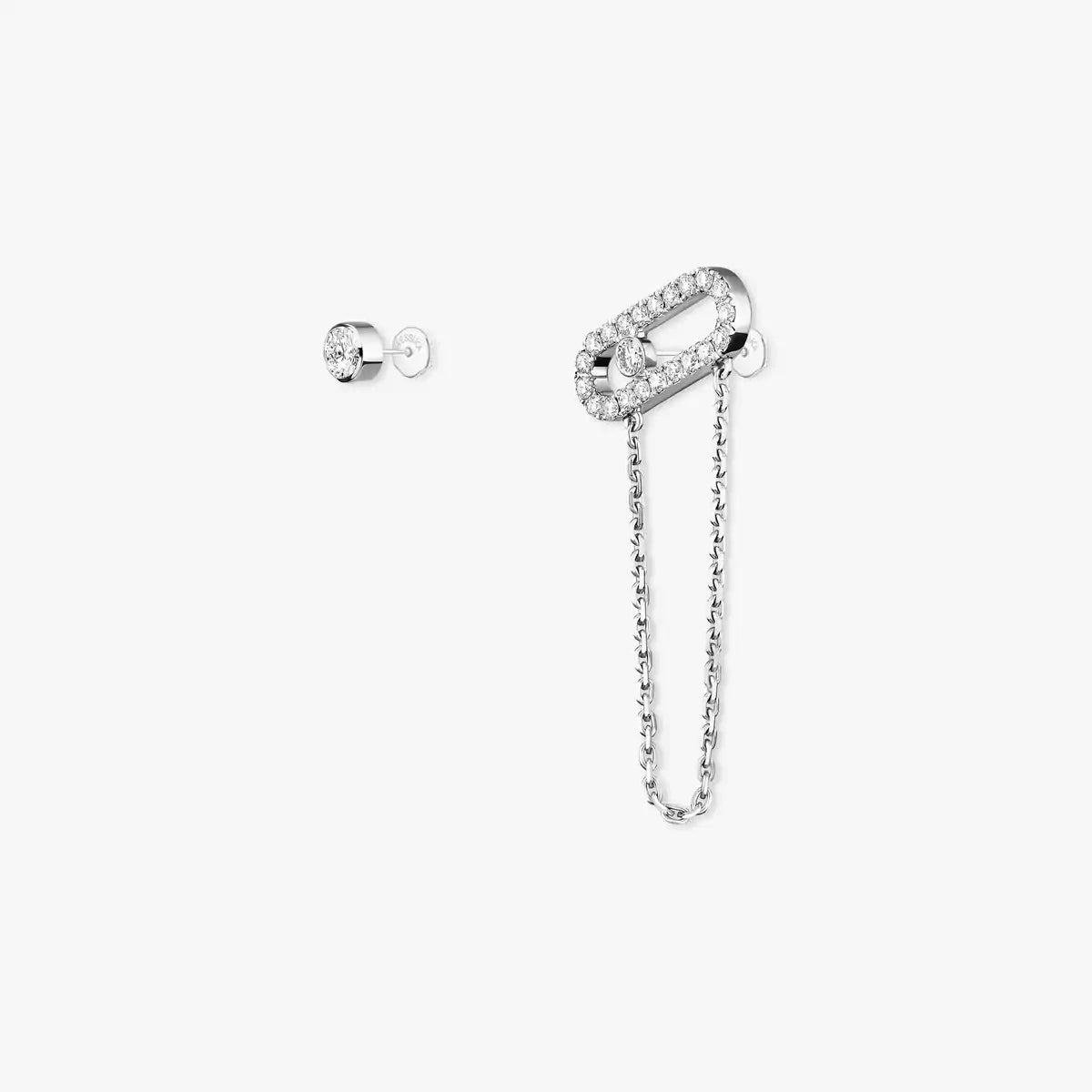 [Peak]MOVE UNO ALL DIAMOND STUD EARRINGS