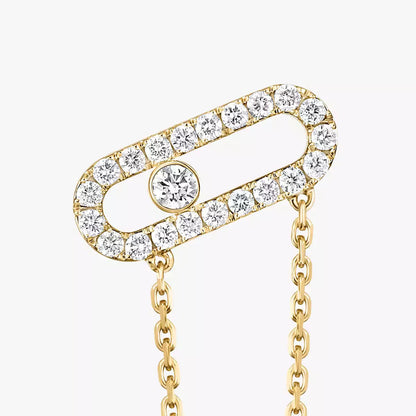 [Peak]MOVE UNO ALL DIAMOND STUD EARRINGS