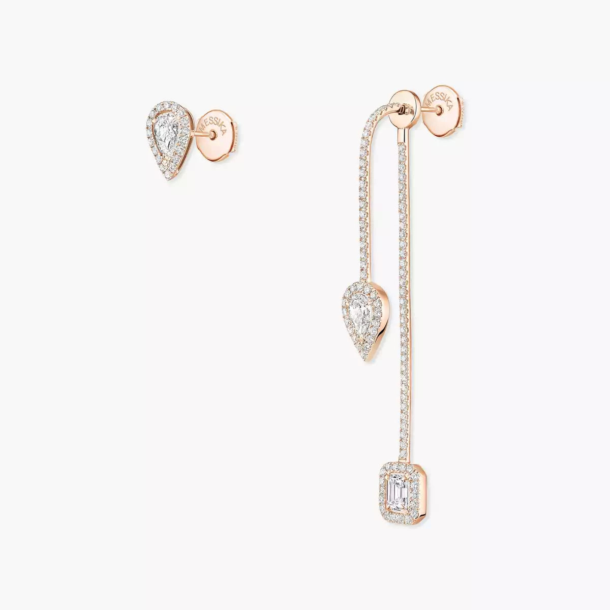 [Peak]MY TWIN DIAMOND DROP EARRINGS