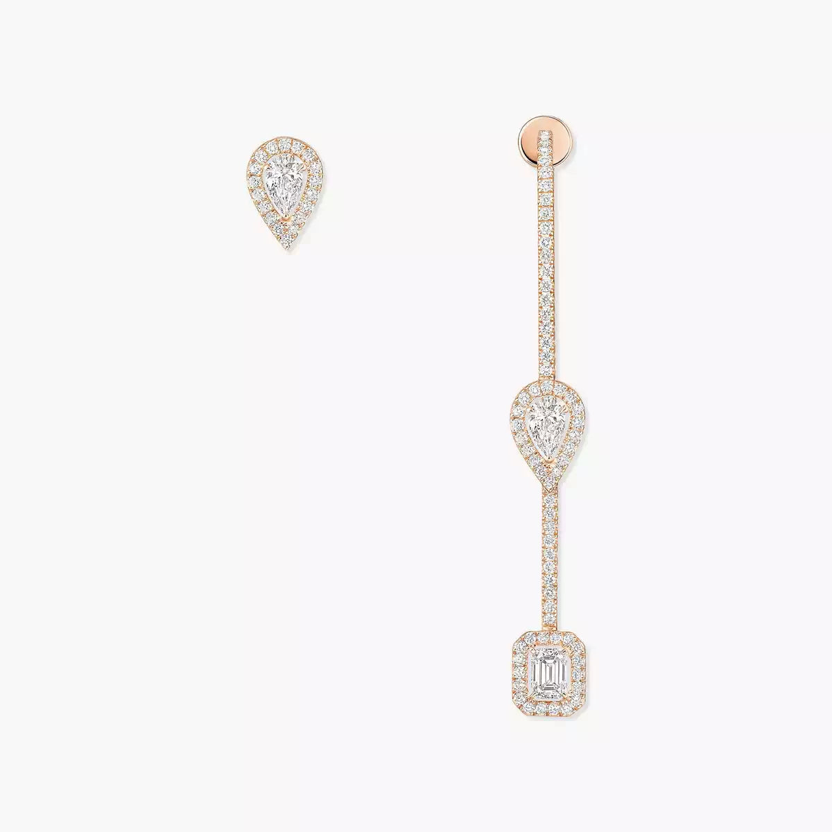 [Peak]MY TWIN DIAMOND DROP EARRINGS