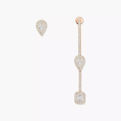 [Peak]MY TWIN DIAMOND DROP EARRINGS