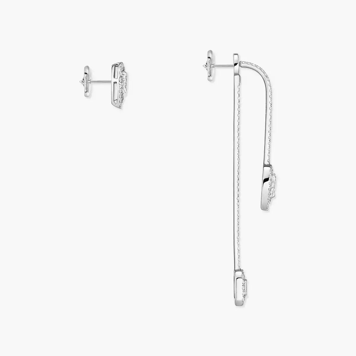 [Peak]MY TWIN DIAMOND DROP EARRINGS