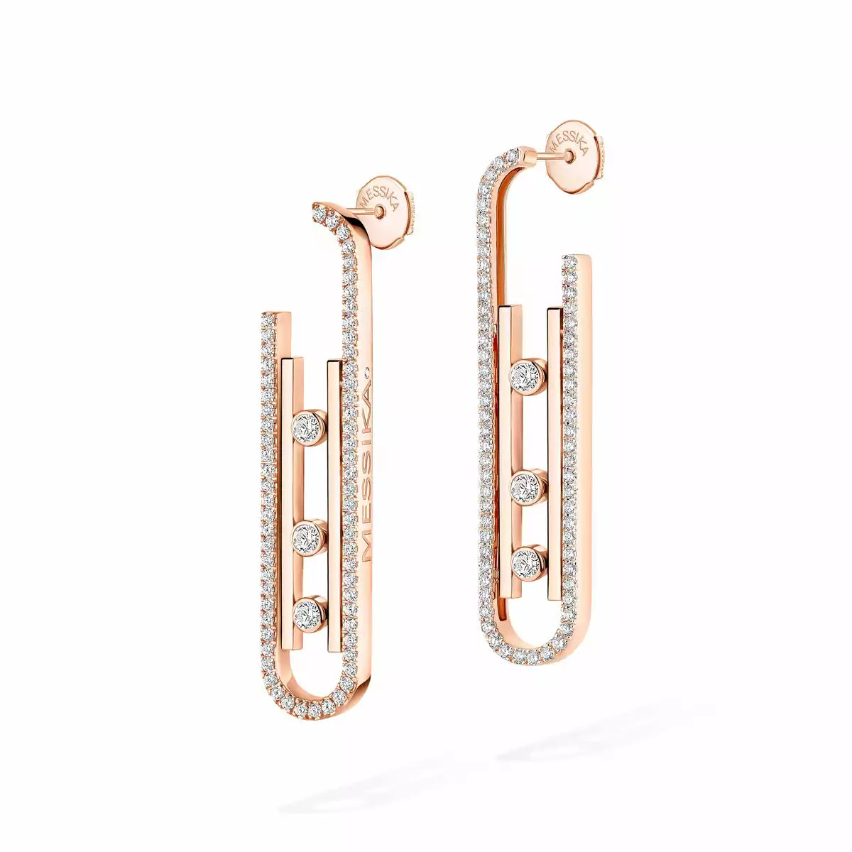 [Peak]MOVE KINETIC DIAMOND PENDANT EARRINGS