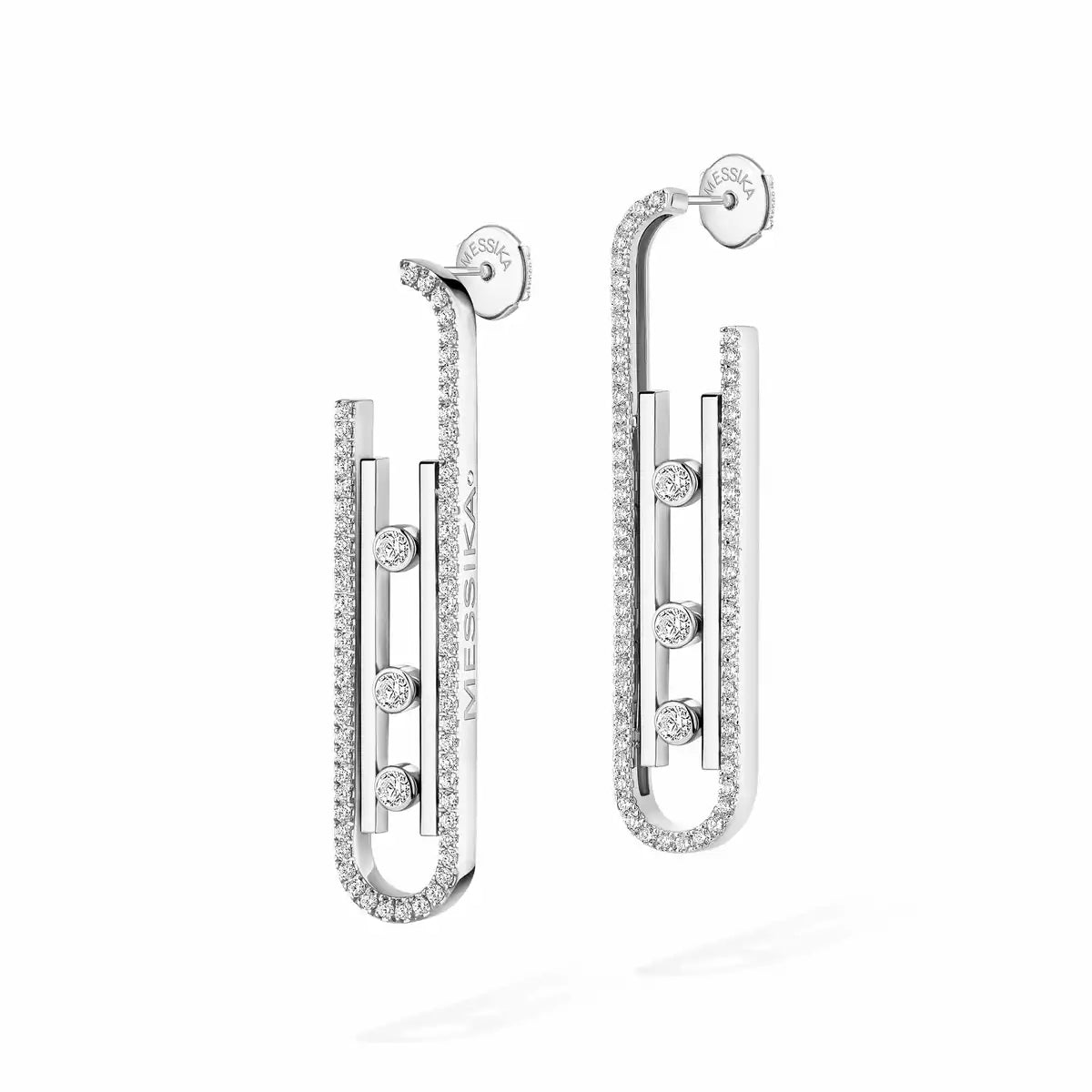 [Peak]MOVE KINETIC DIAMOND PENDANT EARRINGS