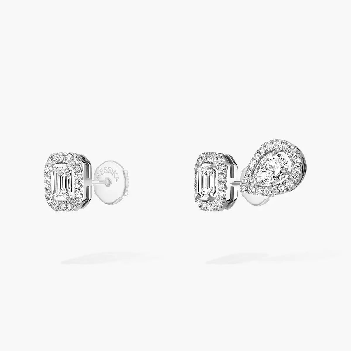 [Peak]MY TWIN 1+2 DIAMOND EARRINGS
