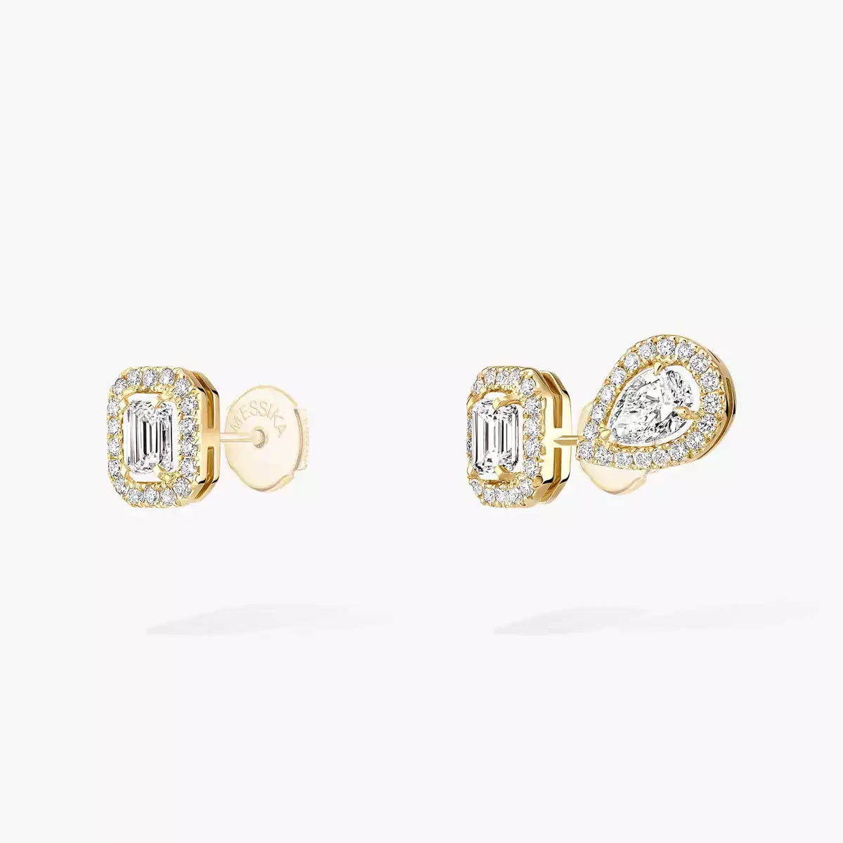 [Peak]MY TWIN 1+2 DIAMOND EARRINGS