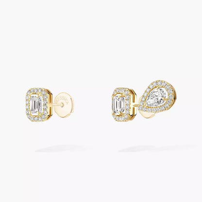 [Peak]MY TWIN 1+2 DIAMOND EARRINGS
