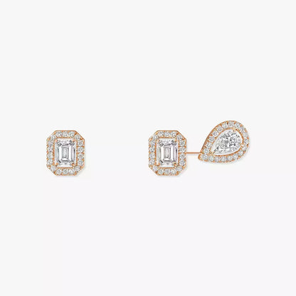 [Peak]MY TWIN 1+2 DIAMOND EARRINGS