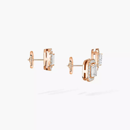 [Peak]MY TWIN 1+2 DIAMOND EARRINGS