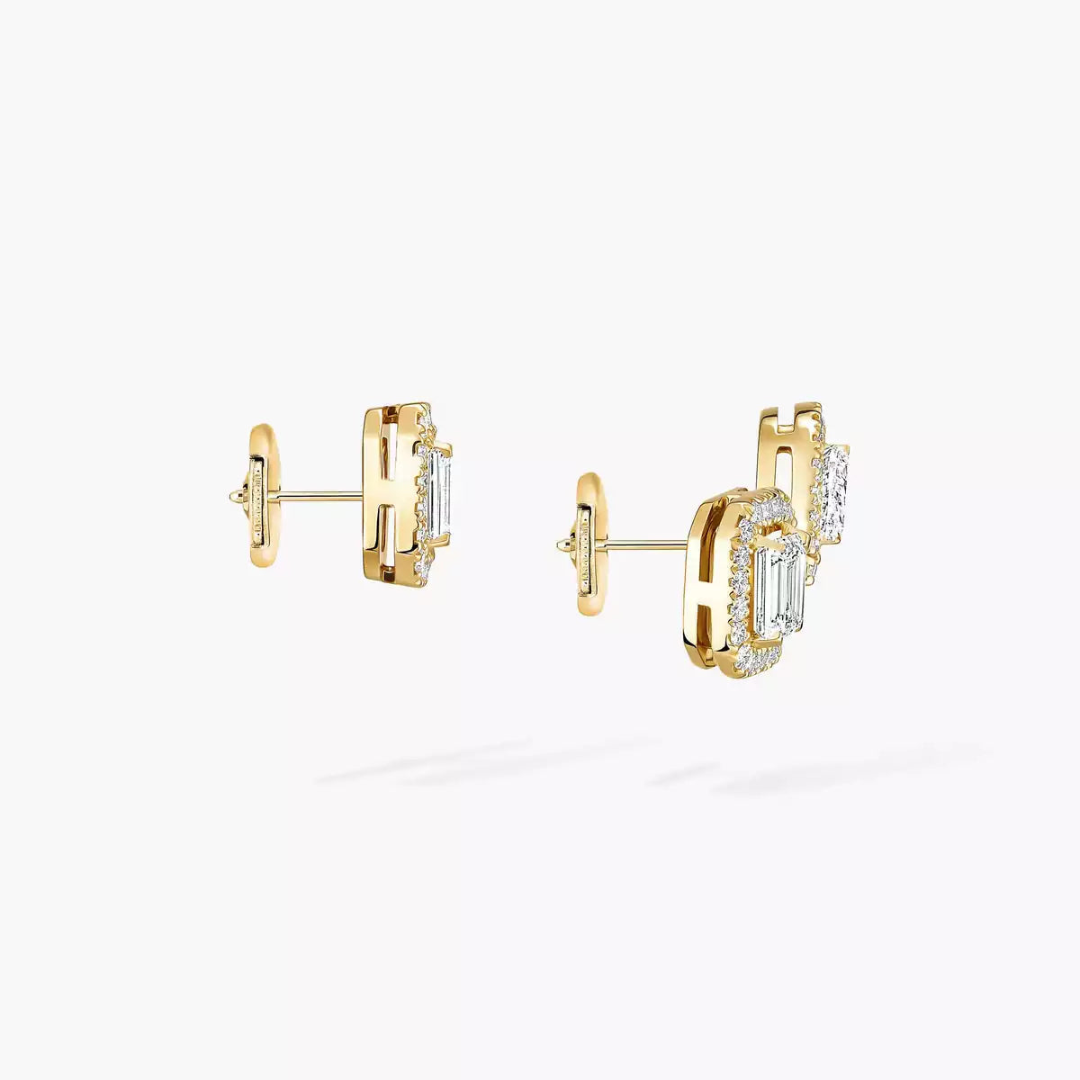 [Peak]MY TWIN 1+2 DIAMOND EARRINGS