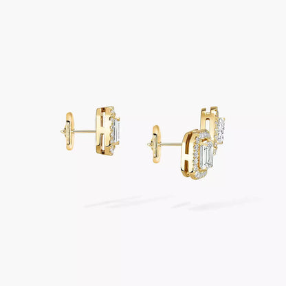[Peak]MY TWIN 1+2 DIAMOND EARRINGS