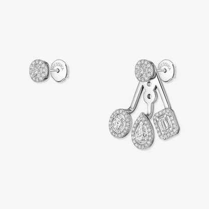 [Peak]MY TWIN TRIO DIAMOND EARRINGS