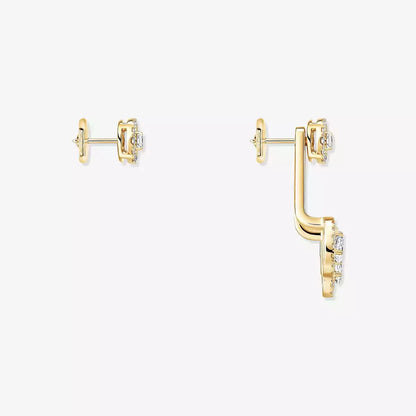[Peak]MY TWIN TRIO DIAMOND EARRINGS