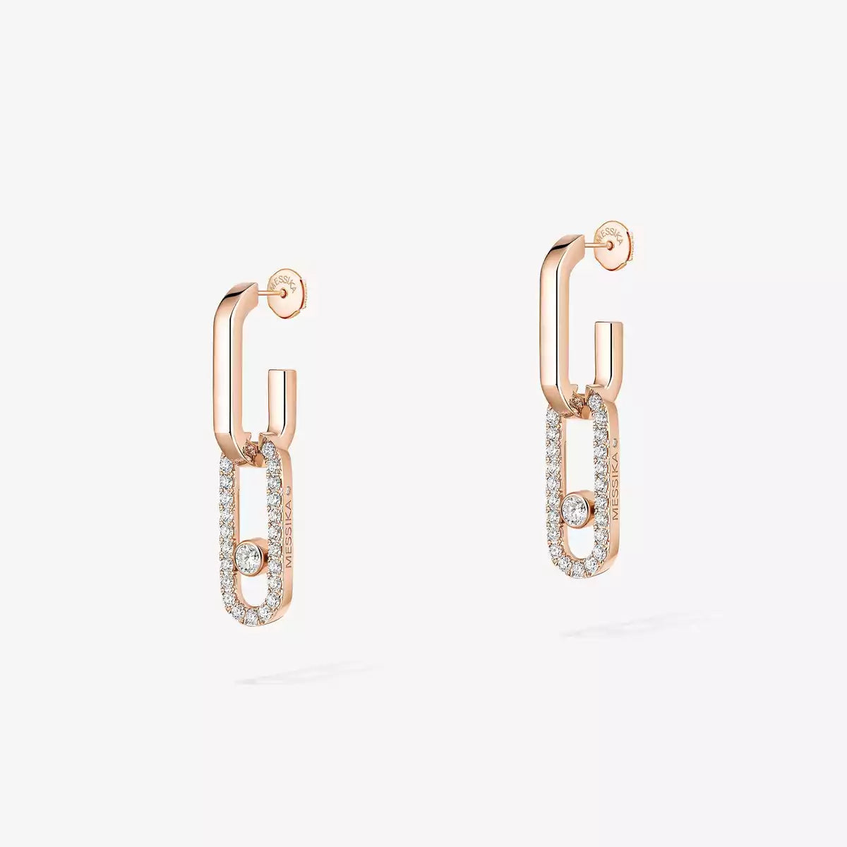 [Peak]MOVE LINK KINETIC DIAMOND EARRINGS