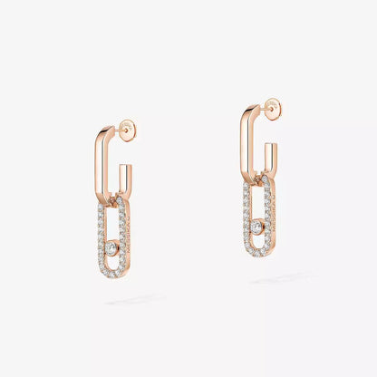 [Peak]MOVE LINK KINETIC DIAMOND EARRINGS