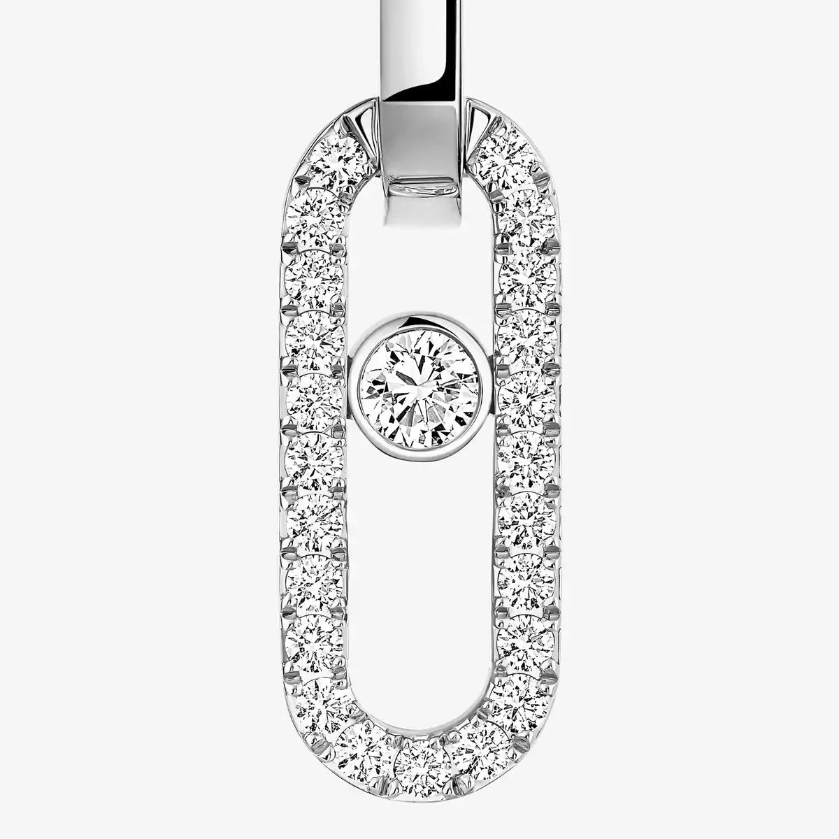 [Peak]MOVE LINK KINETIC DIAMOND EARRINGS