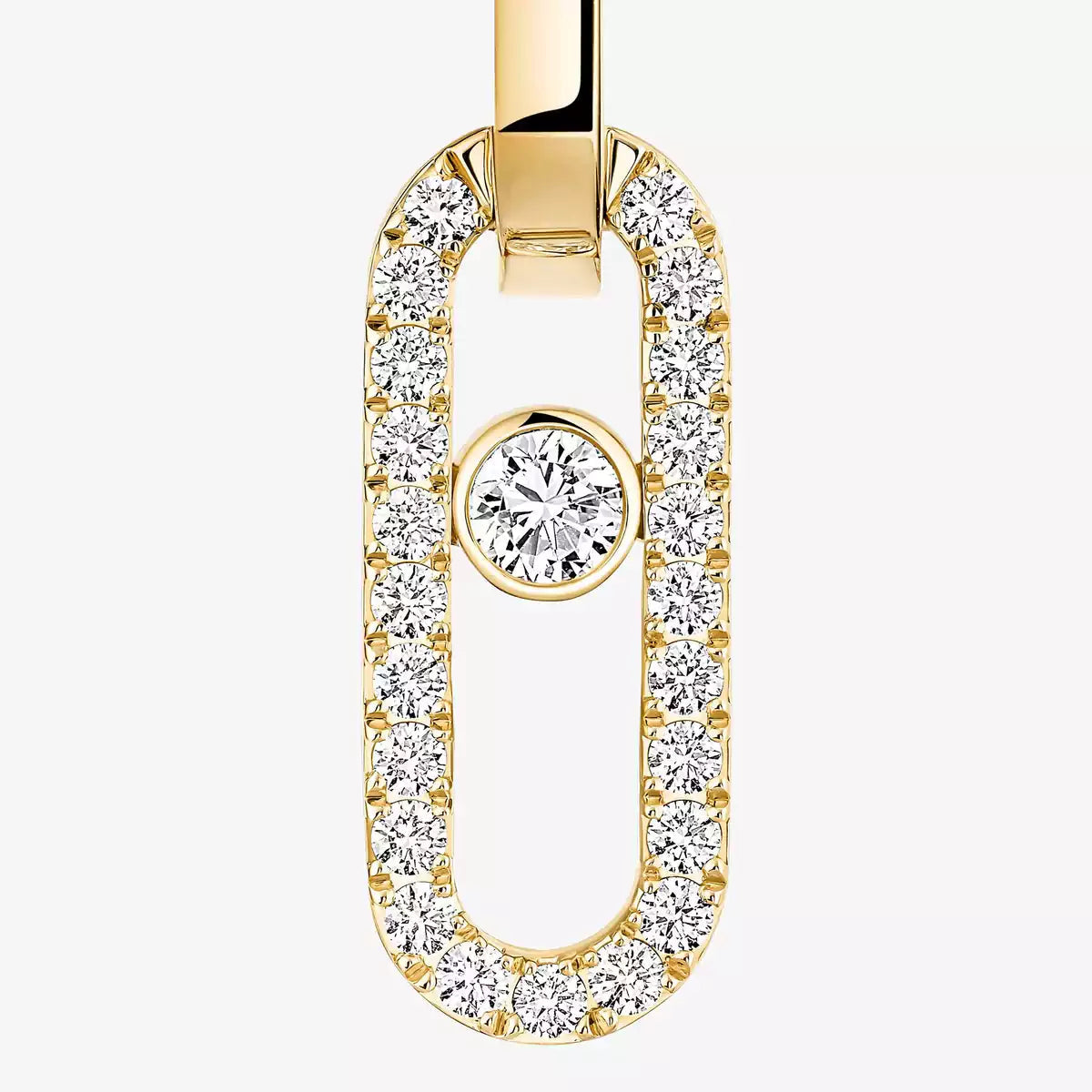 [Peak]MOVE LINK KINETIC DIAMOND EARRINGS